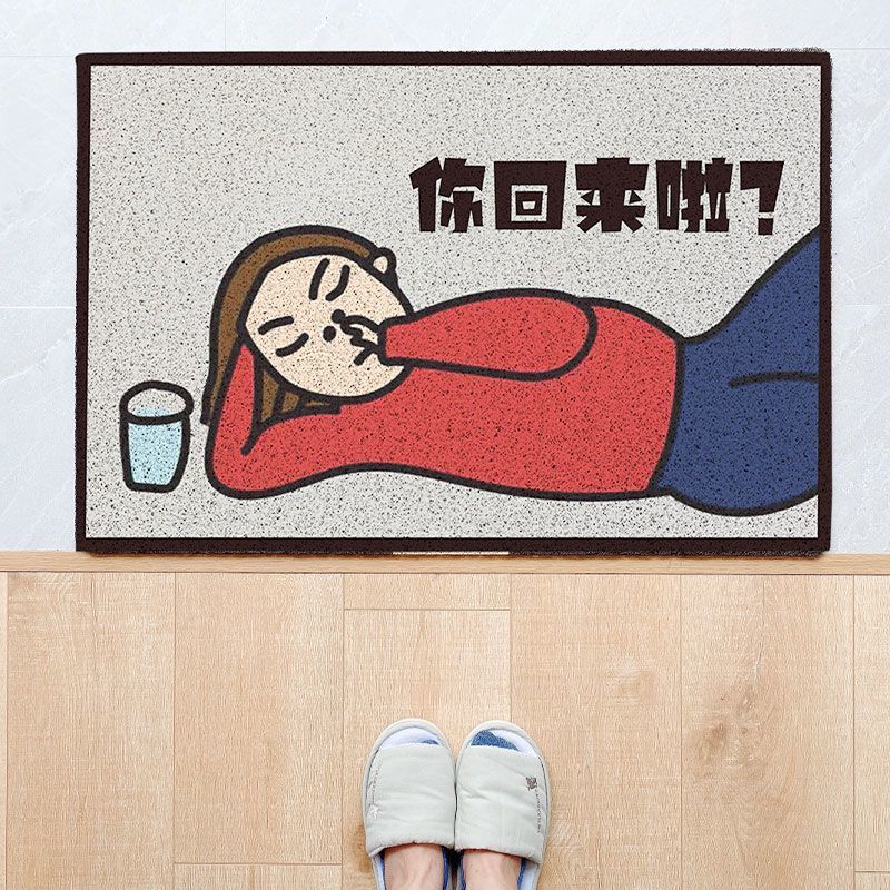 卡通人物门口脚垫刮泥除