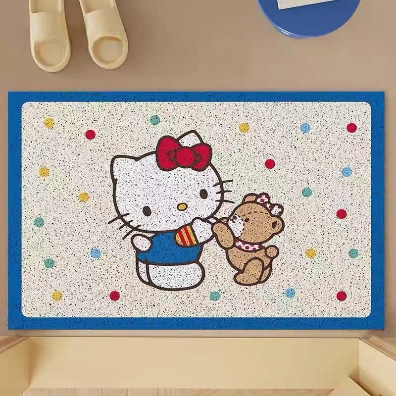 HelloKitty凯蒂猫入户丝圈地垫