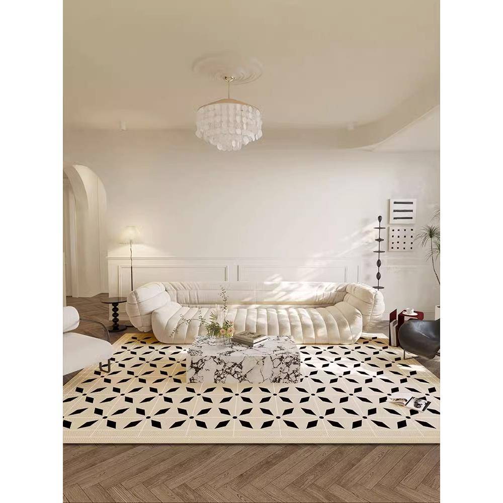 客厅复古法式巴黎地毯