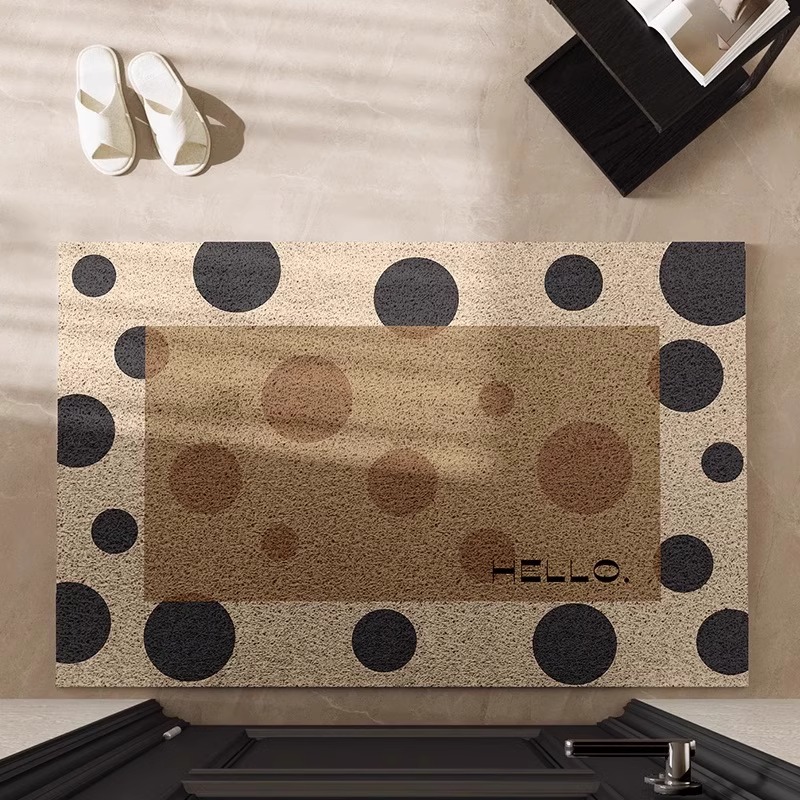 入户门地垫可裁剪丝圈门垫进门家用防滑耐脏蹭土脚垫玄关意式地毯
