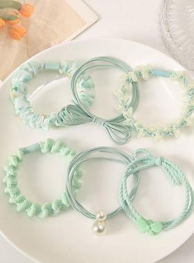 ins2024森系套装发绳甜美清新甜妹小众百搭简约可爱气质时尚Y226