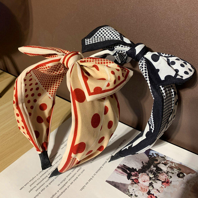显脸小发箍女韩国大蝴蝶结可颜可甜美少女小清新名媛风头箍发饰品