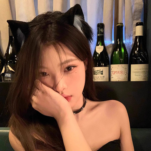 二次元酷甜暗黑系发箍发夹毛绒兽耳发饰cos可爱洛丽塔lolita头饰