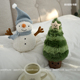 圣诞树抱枕毛绒玩具雪人靠枕客厅圣诞节装 饰飘窗靠垫沙发摆件礼物
