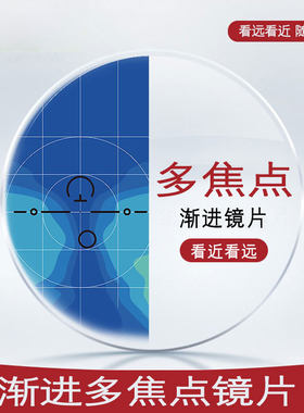 渐进镜片远近可用多焦点镜片