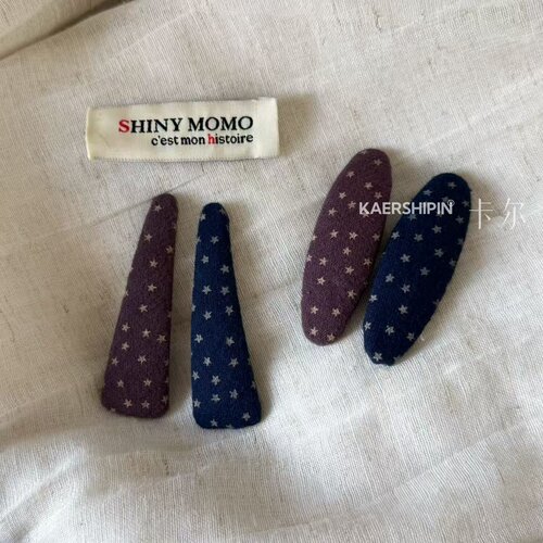 驰哲韩系复古星星侧边BB夹