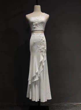 新款傣族舞蹈服装高腰显瘦垂感裙子气质绝美艺考荷叶边半身裙练习
