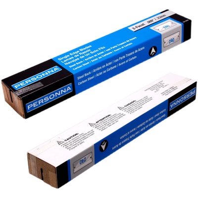 美国Personna碳钢009RD汽车玻璃板刮胶单面刀片手机除胶维修贴膜