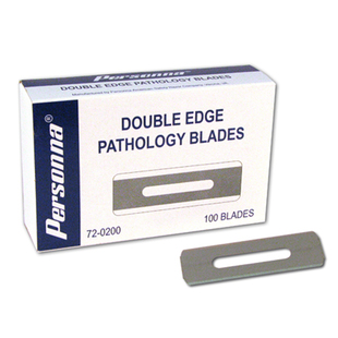 进口personna双面病理学刀片大学生物实验室检验法医尸检解剖医院