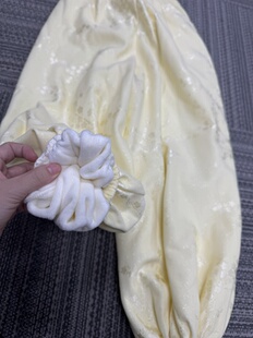 画堂春【寒梅】复合加绒秋冬厚款汉元素灯笼裤松紧腰裤脚带兜