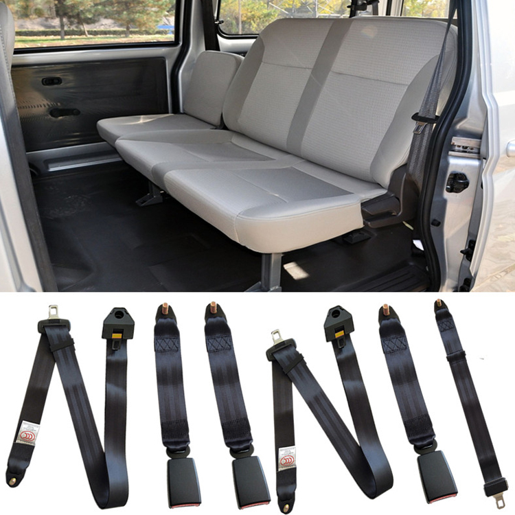 适用东风风行菱智M3M5V3中排后排座椅安全带简易两点三点式保险带