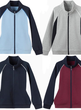 中小学学院风校服春秋棒球服外套