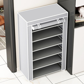 鞋 架子多层家用门口简易鞋 柜收纳小型室内好看遮挡帘省空间出租屋