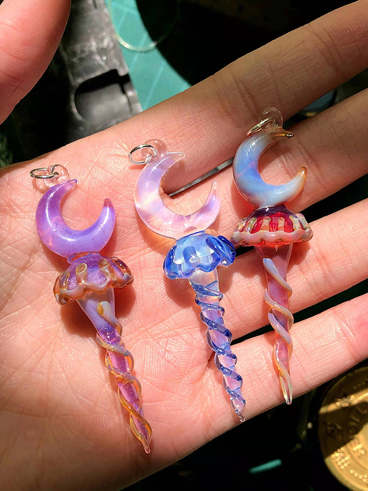 仙女棒魔法棒项链吊坠生日礼物