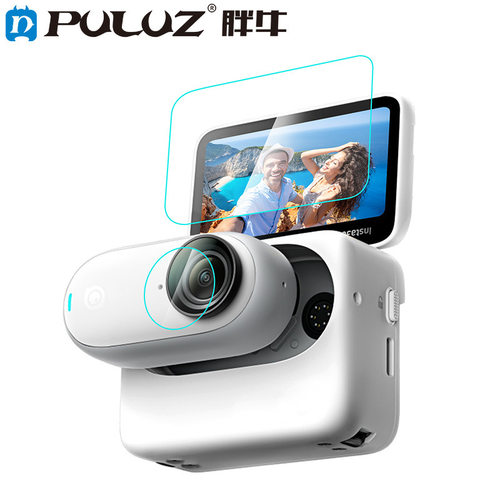 PULUZ胖牛 适用影石Insta360 GO3/3S拇指相机钢化膜镜头玻璃贴膜