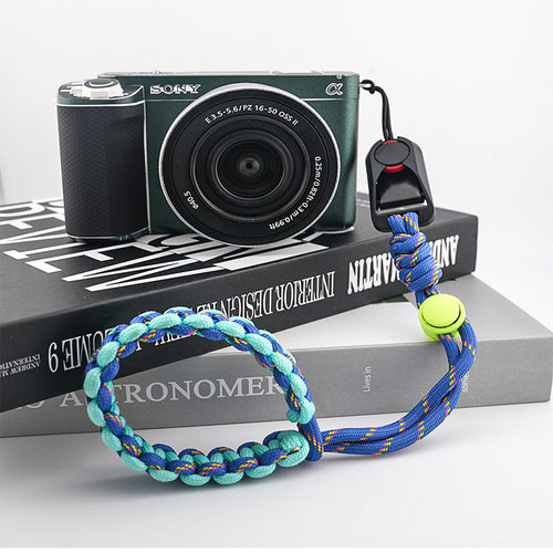 辅影单反防丢快拆编织手腕带