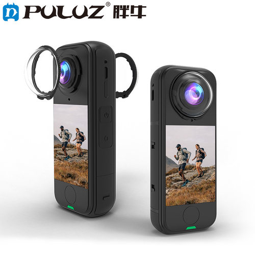 PULUZ胖牛 适用Insta360 X4 Air全景运动相机升级光学玻璃保护镜