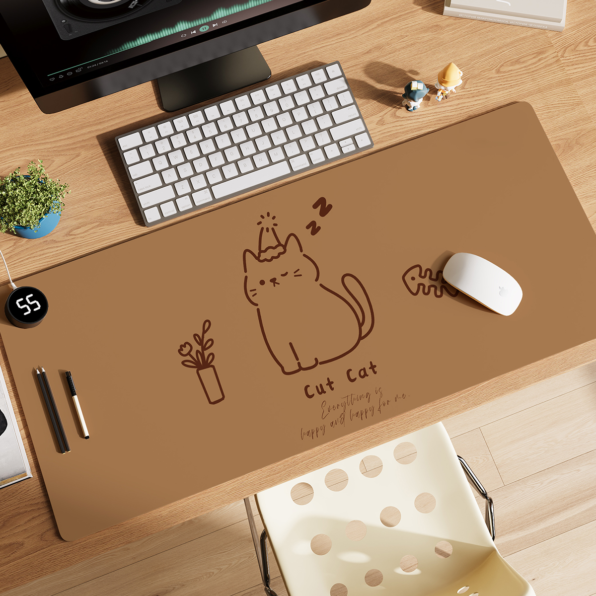 3s暖全身！黑科技发热桌垫