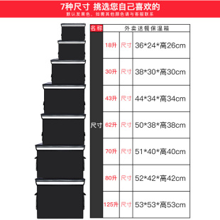 备食品配送防水 2023新款 外卖箱送餐箱子保温箱商用摆摊冷藏骑手装