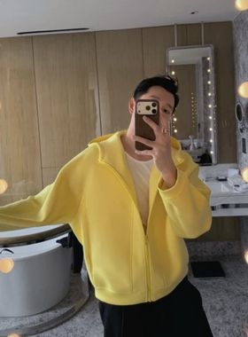 【NOKO】26SS/ 春日多巴胺 短宽廓形帽领卫衣外套 男女同款