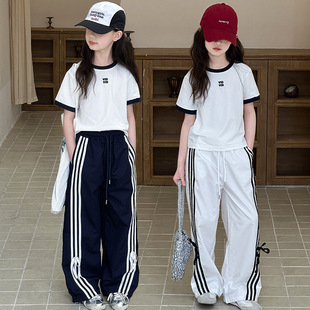 女童超好看韩系套装高级感穿搭2026新款儿童绝美夏季裤子夏装洋气