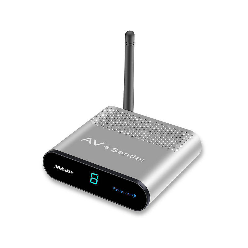 美誉AV540 5.8G无线视频传输器机顶盒AV发射接收器  远程遥控换台