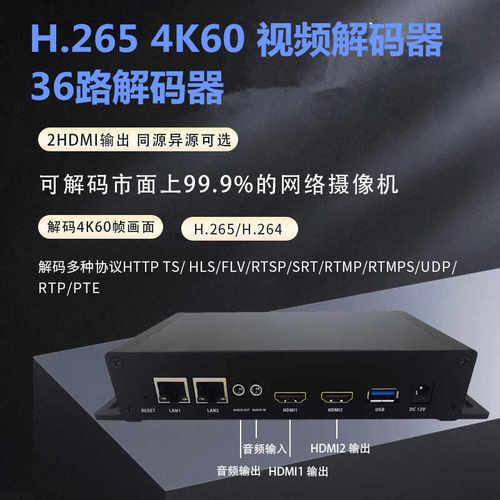 H.2648路高清视频编码器