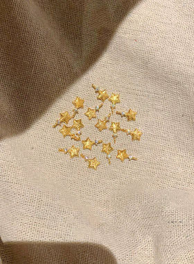 拉丝星星吊坠项链轻奢小众