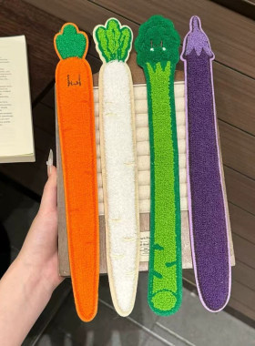 搞怪蔬菜粘头发刘海碎发魔术贴