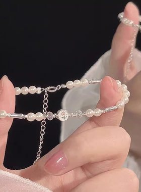 郁金香串珠手链ins简约个性