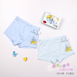 ELALA衣拉拉品牌儿童内裤男孩齐头短裤男童宝贝大裤头儿子内裤