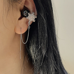 适用于华为Freeclip1/2代耳机钻扣雪花防丢耳线款轻奢蓝牙夹扣女