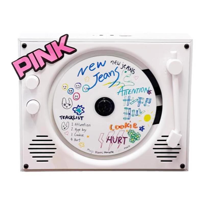 复古CD机播放机器kpop专辑碟片光盘蓝牙音响一体机学生生日礼物品