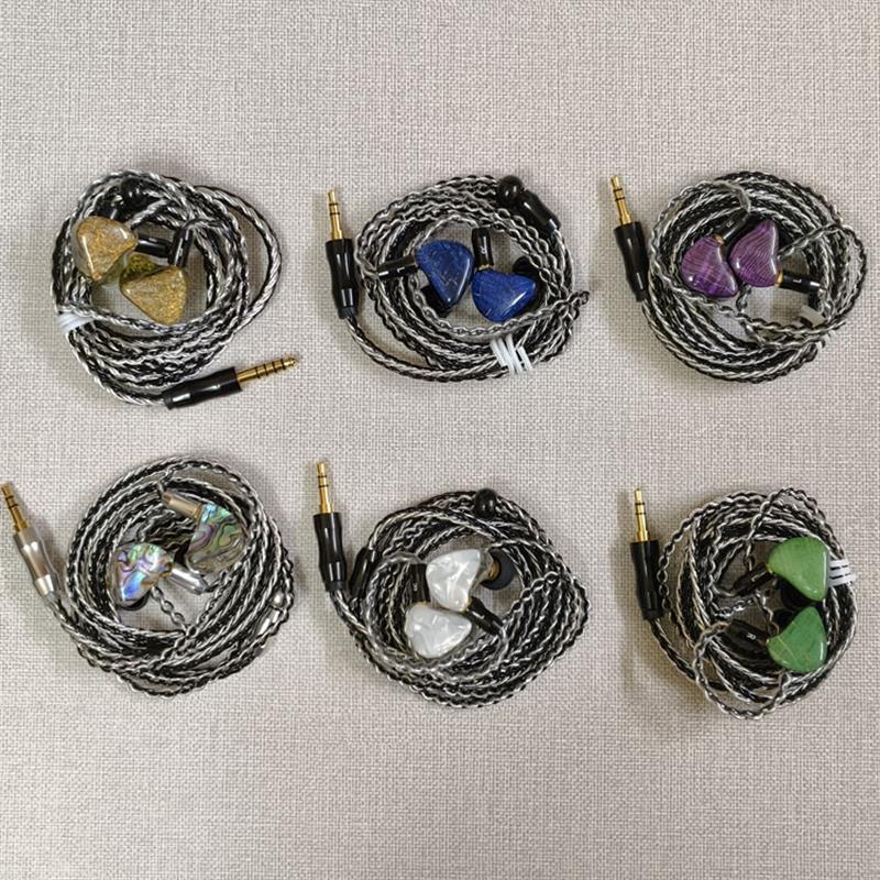 本店定制千元级别音质树脂面板DIY发烧hifi耳机mmcx可换线入耳式