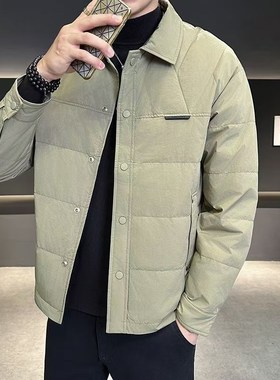 1404-2-GS206—P149 高品质印花50绒棉衣潮流 时尚简约休闲百搭1