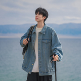 1404-1-9175-p75中性新款夹克百分百棉港风外套薄，男装夹克，星座1404-3