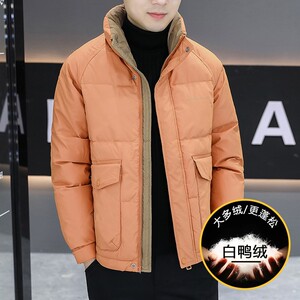 1404-991--p150--2025休闲宽松青少年 百搭 防风 保暖羽绒服图片