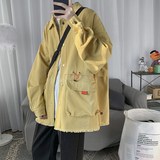 1404-2-S607-P70男女新款毛边新款港风外套夹克情侣上衣,男装夹克,星座1404-3, 1404-2-S607-P70男女新款毛边新款港风外套夹克情侣上衣,男装夹克,星座1404-3,