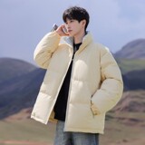 1404-2-99910-p65--2025休闲宽松平铺青少年百搭夹克棉衣，男装夹克，星座1404-3