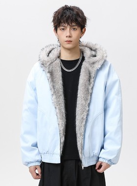 1404-2-999980-p92--2025休闲 宽松 平铺 青少年 百搭 夹克 棉衣