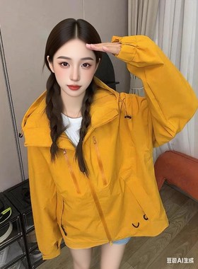 休闲男女装新品精品港风c冲锋衣多 巴胺穿 1406-7880-p45