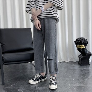 男20新款港风精品牛仔裤破洞休闲女裤子714-1-x910-p25,男装牛仔裤,天晨