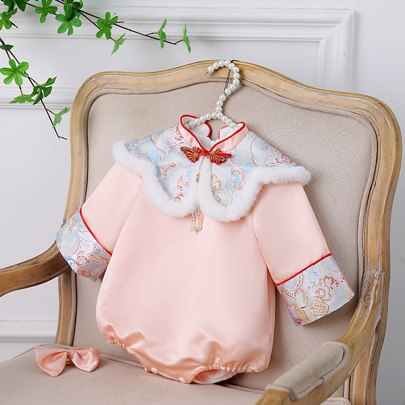 一周岁女宝宝礼服旗袍