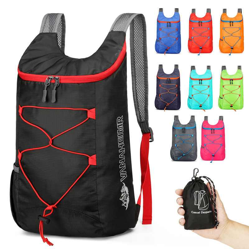 SELECTED MOUNTAINEERING BAGS CROSS-BORDER NEW OUTDOOR SPLASH-PROOF BICYCLE BACKPACKS LARGE-CAPACITY CYCLING AND HIKING BACKPACKS