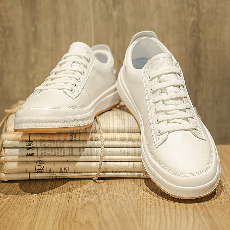 男鞋秋冬款2025新款小白鞋男款男士百搭休闲板鞋西装皮鞋潮流鞋子