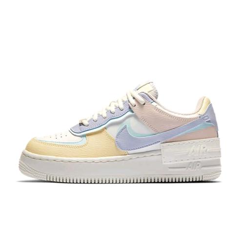 耐克Nike Air Force 1 白蓝粉空军一号低帮板鞋CI0919-106,RHS仓