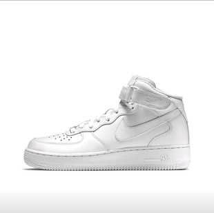 耐克Nike Air白中帮空军一号板鞋DD9625-100传奇W