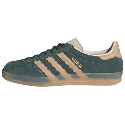 adidas originals舒适百搭薄底 低帮 板鞋 男女同款 棕绿 JH5402
