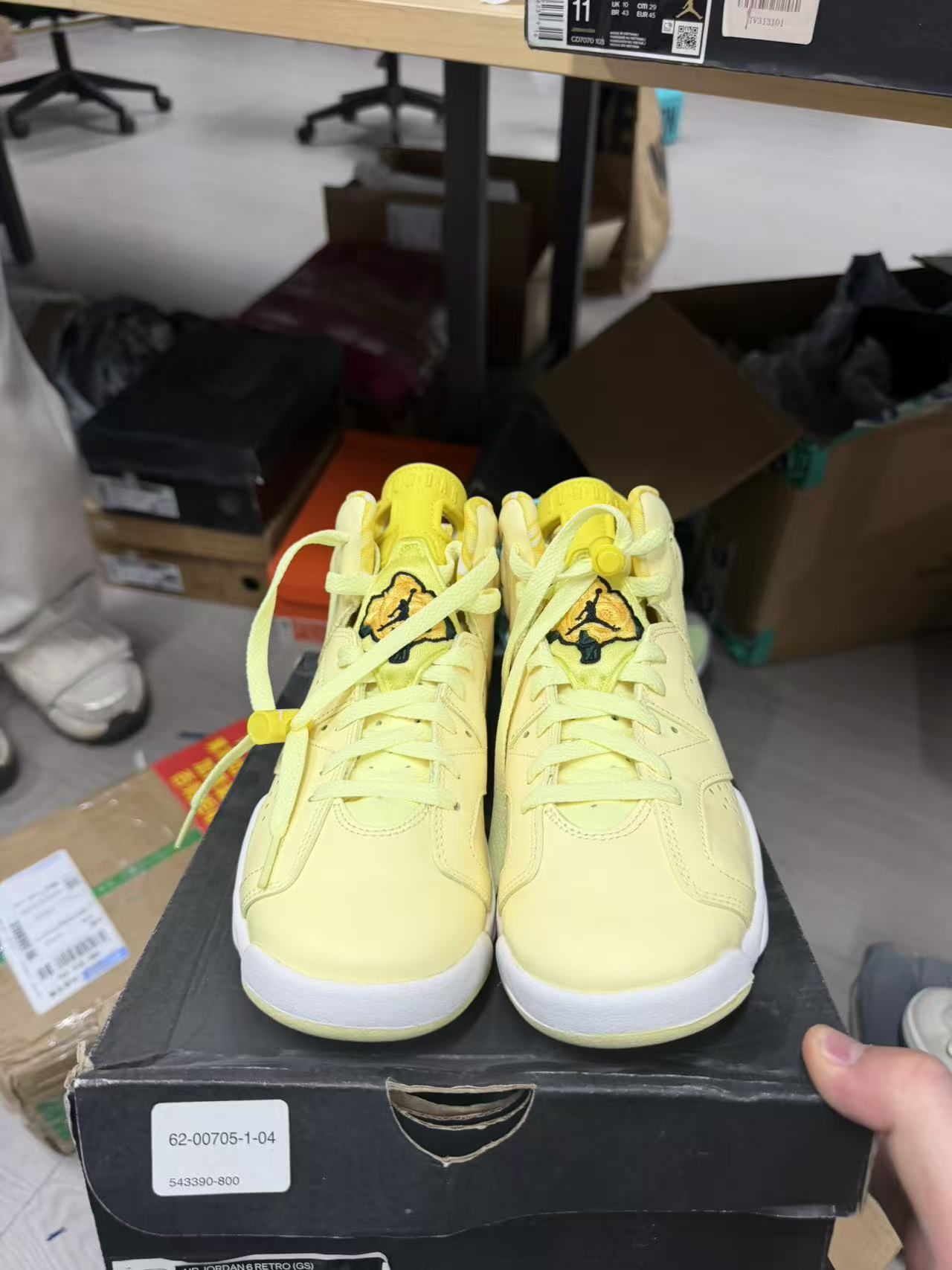 Air Jordan 6 运动休闲鞋 缓震支撑合成革 543390-800  key仓