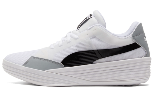 Puma Clyde All-pro Team 低帮实战篮球鞋 白黑灰 195509-02